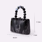 Crossbody Bag New Evening Fashion Handbag Acrylic Shoulder Women's Brandedet - Image 4