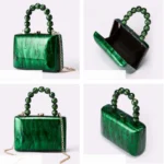 Crossbody Bag New Evening Fashion Handbag Acrylic Shoulder Women's Brandedet - Image 3
