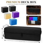 Card Deck Storage Case Set 1000+ Cards EVA Hard Shell Carrying Case - Image 3