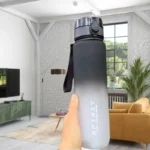 500ML/650ML/1000ML Large Capacity Sports Bottle Motivational Leak - Image 2