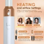5 in 1 Hair Dryer Hot Comb Set Professional Curling Iron Hair Straightener - Image 4