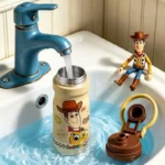 X&W Toy Story Spray Insulated Cup Stainless Steel Straw Thermal Mug - Image 5