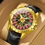 ONOLA New Brand Design Men Mechanical Watches Creative Rotating Dial Roulette - Image 2