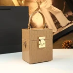 Designer Brand 2025 New Handbag Retro Lock Box Square Bag Chain Shoulder