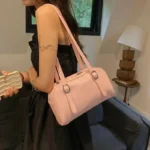 2026 Luxury Designer Handbags Pure Color Causal Bag Big Capacity Pillow Underarm - Image 4