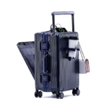 24"26 Inch Travel Suitcase Aluminum frame Wide Trolley Case Carry-on Luggage - Image 2