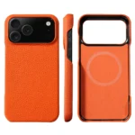 for Magsafe Case for iPhone 17 15 16 18 Pro Max Air Lychee Natural Cowhide
