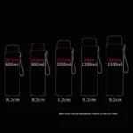 600ml Thermos Cup Vacuum Flask 316 Stainless Steel Large Capacity - Image 6