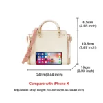 FOXER Split Leather Women's Shoulder Bag Elegant Handbag 2026 New - Image 3