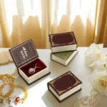 Book Jewelry Box Flip Type Retro Pendant Boxes Multifunctional Necklace - Image 4