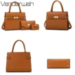 3 Sets Or 1 Big Bag Women's Handbag Large Capacity Bags Luxury Shoulder Crossbody - Image 5
