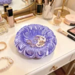 Flower Shaped Storage Tray, Household Jewelry Box, Plastic High-value