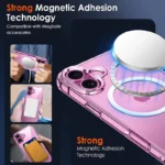Luxury Magnetic For Magsafa Wireless Charging Case For iPhone 16 15 14 13 12 11 - Image 3
