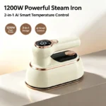 New 2-in-1 1200W High Power Steam Iron 25s Fast Heating, Foldable Electric