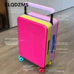 KLQDZMS 20"ABS + PC Suitcase Large-capacity Trolley Case Women Boarding Box - Image 3