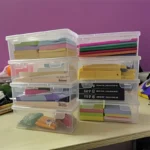 5pcs (5 Containers and 5 Lids) Large Transparent Storage Boxes - Image 6