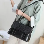 Women's Cow Real Leather Crossbody Bag Female Cowhide Designer Luxury Shoulder - Image 5