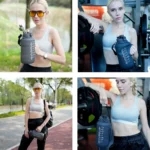 2L/64oz Silicone Water Bottles Collapsible Travel Water Bottle Roll - Image 5