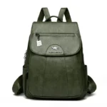 14" (35cm) Sheepskin Backpack Vintage Laptop School Bag Women's - Image 6
