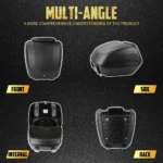 Motorcycle Trunk Bag Rear Luggage Storage Tool Box Tail Travel Case - Image 2