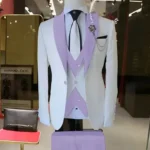 Fashion Style Slim Fit Men's Suits Groom Tuxedos Formal Wedding/Business Men Suits Peak - Image 4