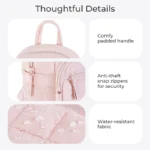 BAGSMART Small Backpacks Women Cute Girl College Book Bag Multi-function - Image 5