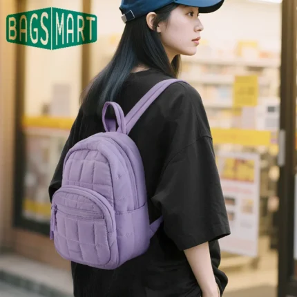 BAGSMART Small Backpacks Women Cute Girl College Book Bag Multi-function