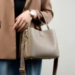 Genuine Leather Women's Bag Luxury Designer Shoulder Bag Large Capacity Cowhide