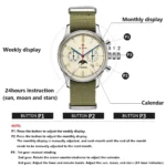SEAKOSS Automatic Mechanical Wristwatch 1963 with Seagull ST1654 - Image 2