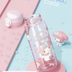 X&W 500ml Sanrio Pop-up Straw Cup Cartoon Kuromi Hello Kitty Plastic - Image 5