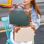 Hot Cosmetic Box 14 inch Mini Travel Suitcase Cosmetic Box Hand Luggage Organizer - Image 5