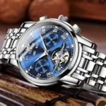 OLEVS Men's Watches Automatic Mechanical Business Wristwatch Waterproof - Image 3