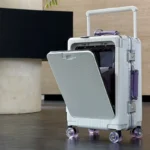 20"24"26 Inch Travel Suitcase PC Aluminum frame Wide Trolley Case Carry-on