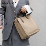 Women's Cowhide Genuine Leather Shoulder Bag Female Luxury Designer Handbags Ladies - Image 4