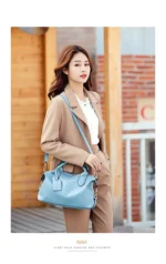 Women Handbags 2024 New Lychee Pattern Women's Korean Version - Image 6