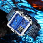 LIGE Fashion Casual Electronic Man Watch Dual Digital Display Men's Watches - Image 3