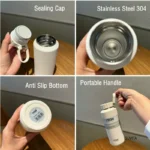 Tyeso 500/710ML Thermos Bottle Stainless Steel Car Thermal Cup Sports Water - Image 4
