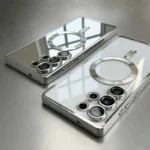 Luxury Magnetic Plating Clear Case For Samsung Galaxy S26 S25 S24 S 26 Ultra Plus