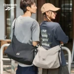 REEBOK Large Capacity Waterproof Hobo Crosbody Shoulder Bag Women Men