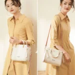 FOXER Split Leather Women's Shoulder Bag Elegant Handbag 2026 New - Image 6