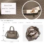 FOXER Genuine Leather Women's Handbag Luxury Crossbody Bag Casual Lady Fashion - Image 5