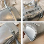 2026 Luxury Designer Handbags Pure Color Causal Bag Big Capacity Pillow Underarm - Image 5