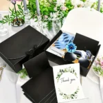 5pcs Gift Boxes with Lids Kraft Paper Gift Boxes for Presents Wedding - Image 2