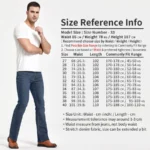 LGRG Mens Boot Cut Jeans Slightly Flared Slim Fit Blue Black Trousers - Image 6