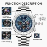 LIGE 2024 Top Brand Luxury New Men Watch Quartz Man Watches Waterproof Luminous - Image 3