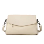 Luxury Solid Color Genuine Leather Ladies Messenger Bag 100% Soft Cowhide Shoulder dbags