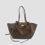 Fashion Large Capacity Trapeze Bag Designer Chic Lock Women Shoulder Bags Luxury Pu Leather - Image 2