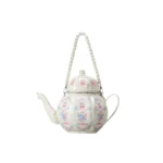Pearl Chain Teapot Crossbody Bag for Women Shoulder Bags Purse and Handbags Luxury - Image 5