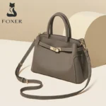 FOXER Genuine Leather Women's Handbag Luxury Crossbody Bag Casual Lady Fashion