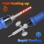 WEP 948-II Suction Tin Gun Desoldering Station Hot Air Gun Soldering - Image 4